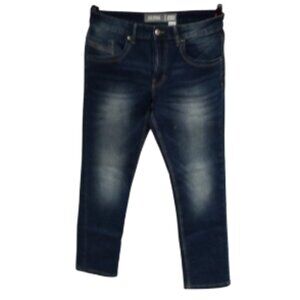 Cultura Men's Skinny Fit Stretch Jeans Size 34x30 Dark Wash Blue